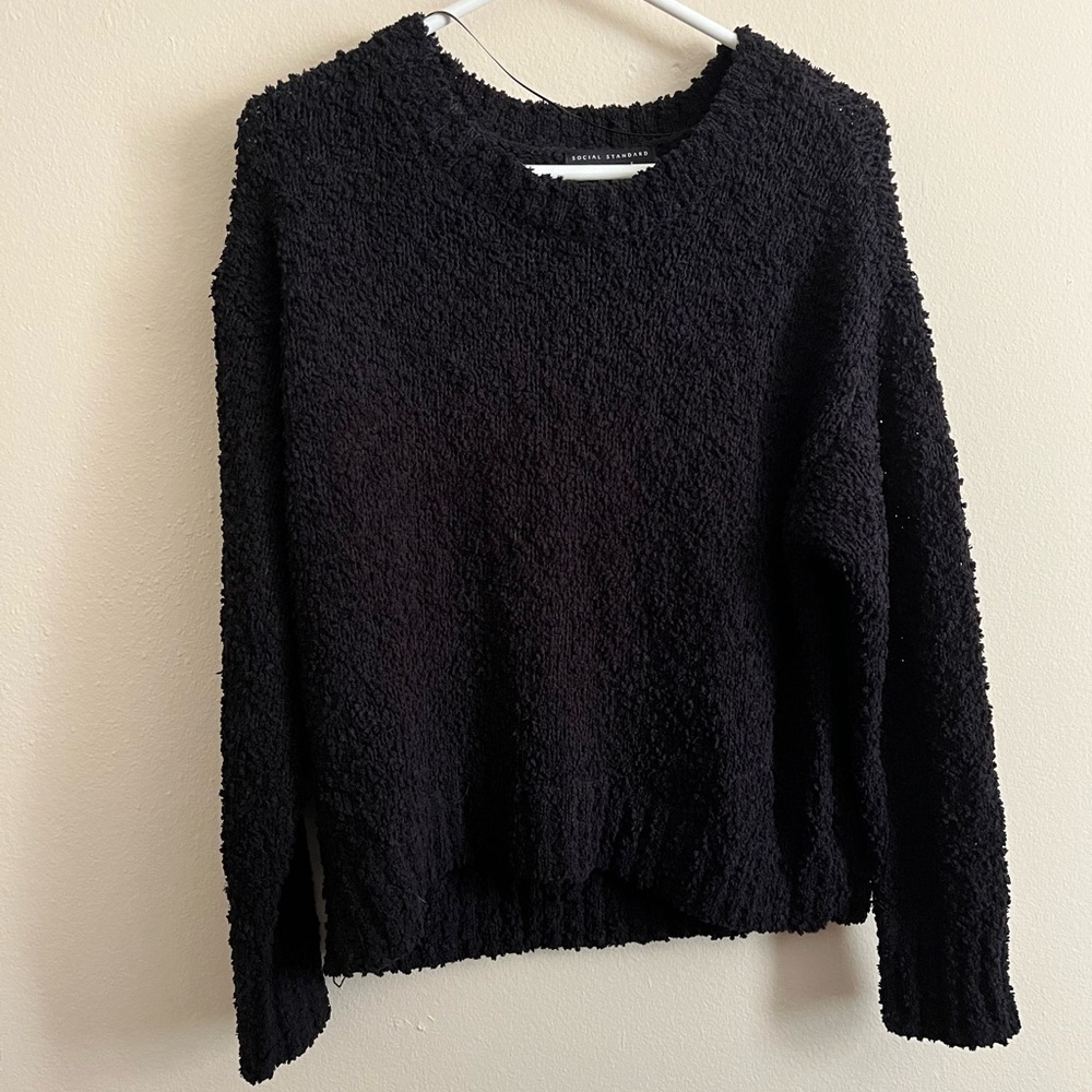 Social Standard by Sanctuary Black Sweater
